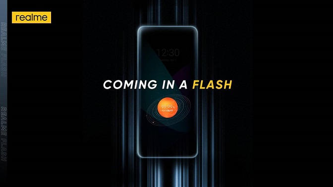 realme Flash安卓首款磁吸无线充电手机曝光