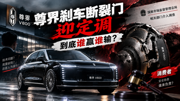 尊界刹车断裂门迎定调，到底谁赢谁输？