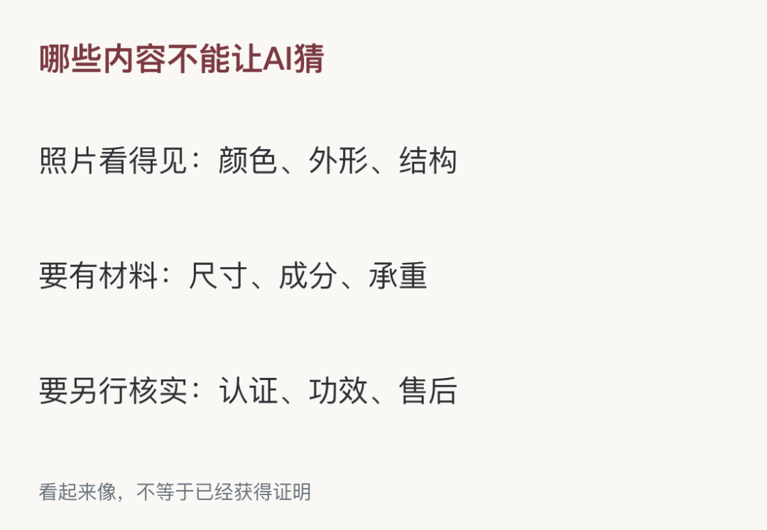 看起来像，不等于已经获得证明